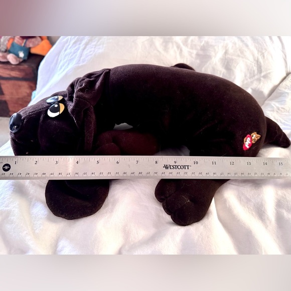 Vintage 1985 Tonka Pound Puppies Dark Brown Plush - Picture 6 of 7
